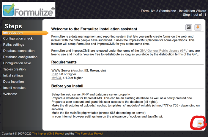 Installer Page 1