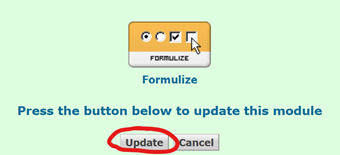 Click the Update button